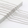 Imagen de Hierro Cable Cadena Cruz Collares Tono de Plata 1 Paquete ( 12 Unidades/Paquete)