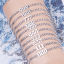 Picture of Stylish Simple Multicolor Stainless Steel Curb Link Chain Angel Number Bracelets For Women 20.5cm(8 1/8") - 20cm(7 7/8") long