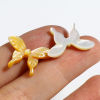 Picture of Insect Natural Shell Loose Beads Butterfly Animal Multicolor About 20mm x 14mm, 1 Piece
