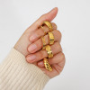 Picture of Eco-friendly Simple & Casual Ins Style 18K Gold Plated 304 Stainless Steel Unadjustable Rings For Women