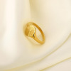 Picture of Eco-friendly Simple & Casual Ins Style 18K Gold Plated 304 Stainless Steel Unadjustable Rings For Women