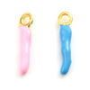 Picture of Zinc Based Alloy Charms Chili Gold Plated Multicolor Enamel 20mm x 5mm, 10 PCs