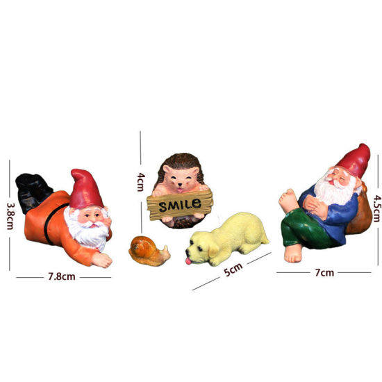 Imagen de Snail Funny Garden Resin Micro Landscape Miniature Decoration