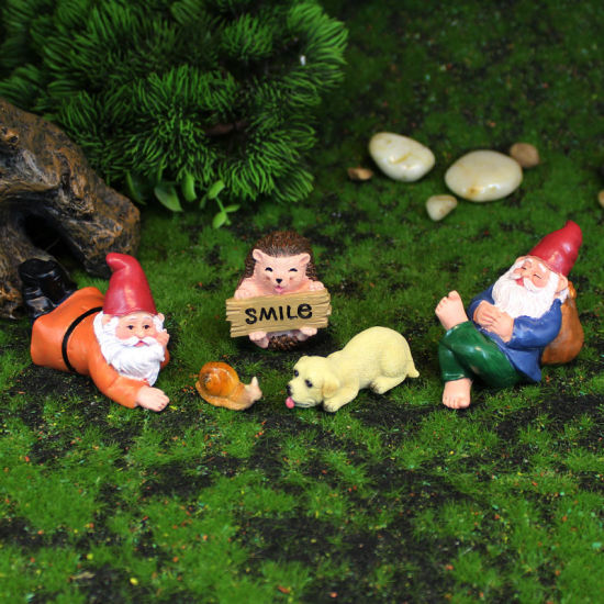 Imagen de Snail Funny Garden Resin Micro Landscape Miniature Decoration