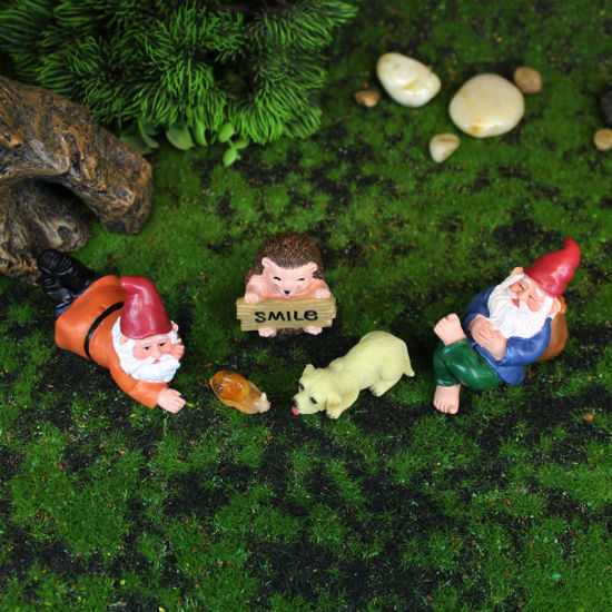 Imagen de Snail Funny Garden Resin Micro Landscape Miniature Decoration