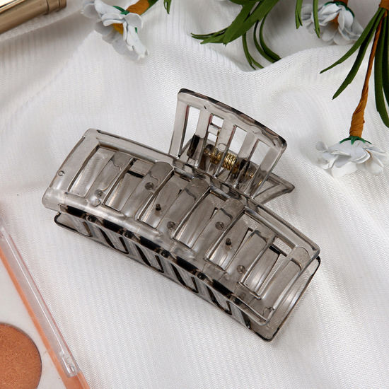 Picture of Plastic Hair Clips Multicolor Geometric Hollow 1 Piece