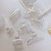 Picture of Plastic Hair Clips Clear AB Color Geometric Transparent 1 Piece