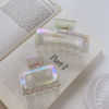 Picture of Plastic Hair Clips Clear AB Color Geometric Transparent 1 Piece