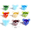 Imagen de Cuentas Vidrio Murano de Zorro , Multicolor 18mm x 12mm, Agujero: acerca de 2.2mm, 2 Unidades