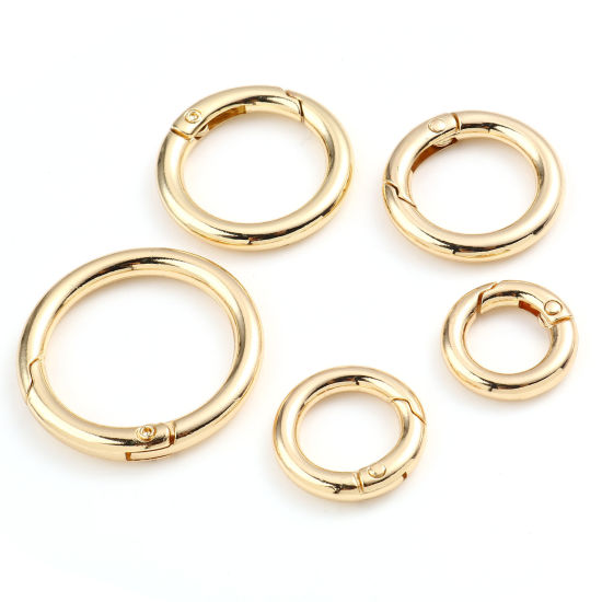 Picture of Zinc Based Alloy Safety Rings Round Multicolor 10 PCs