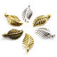 Picture of Zinc Based Alloy Charms Leaf Multicolor 15mm x 7mm, 100 PCs