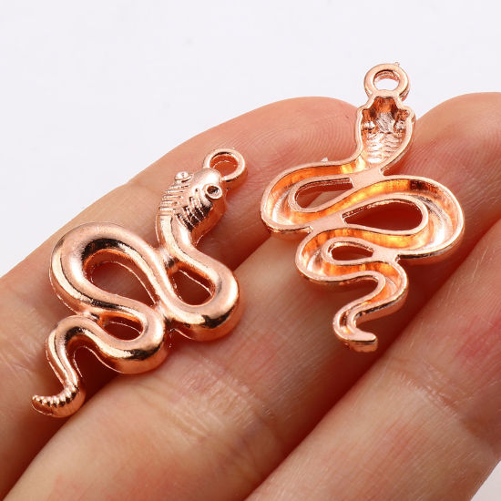 Image de Pendentifs en Alliage de Zinc Serpent Multicolore 20 Pcs