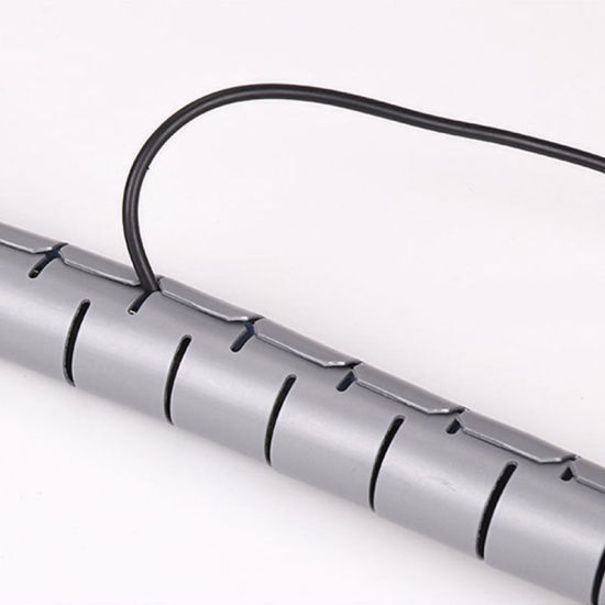 Изображение Plastic Flexible Cable Cord Protector Tubing Organizer Covered