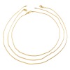 Imagen de Hierro Cadena Serpiente Collares Multicolor 2 Paquetes ( 10 Unidades/Paquete)