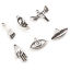 Bild von Zinklegierung Anatomy Jewerly Charms Antiksilber 10 Stück