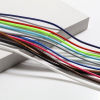 Imagen de Collar de Cuerda Trenzada Cera Corea + Poliéster ,Multicolor y45cm de longitud, 20 Unidades