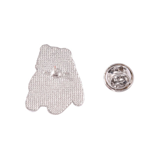 Imagen de Zamak Pin Broches Panda Multicolor 1 Unidad