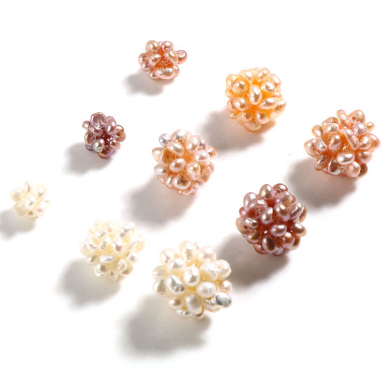 Image de ( Naturel ) Perles Baroque en Perle de Culture Fleur Multicolore, 1 Pièce