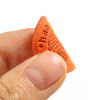 Picture of Microfiber Label Tags Ball of yarn Multicolor Round Pattern " Handmade " Faux Suede 25mm , 20 PCs