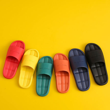 EVA Indoor Bathroom Mute Non-slip Soft-soled Couple's Shower Slippers