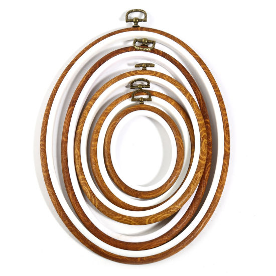 Picture of Plastic Embroidery Hoop Brown 1 Piece