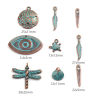 Picture of Zinc Based Alloy Ocean Jewelry Charms Antique Copper Patina 10 PCs
