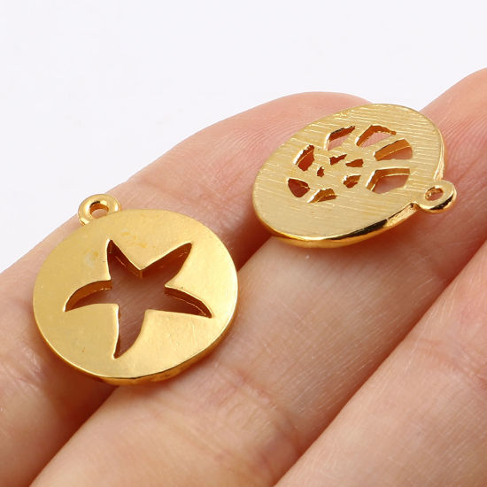 Immagine di Lega di Zinco Gioielli Oceanici Charms Ossido di Rame 20 Pz