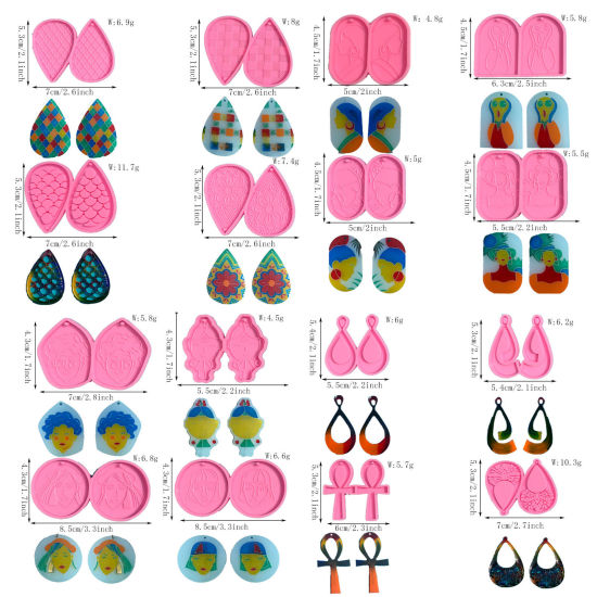 Picture of Silicone Resin Mold For Jewelry Making 1 Piece