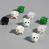 Picture of Lampwork Glass Beads Pig Animal Multicolor About 15mm x 15mm, Hole: Approx 2.4mm, 1 Piece