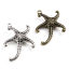 Picture of Zinc Based Alloy Ocean Jewelry Pendants Star Fish Multicolor 48mm x 40mm, 1 Piece
