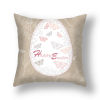 Picture of Easter Flower Pattern Short Plush Velvet Square Pillowcase Home Textile Decoration