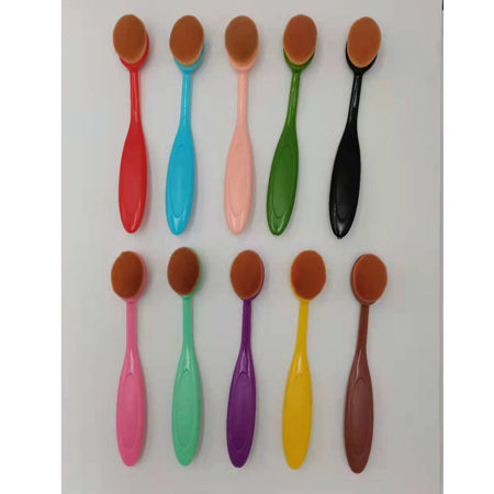 Harz Make-up Pinsel Bunt 15cm x 2.3cm, 1 Stück