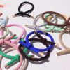 Picture of Fabric Simple Ponytail Holder Hair Ties Band Scrunchies Multicolor Knot Spiral Elastic
