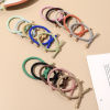 Picture of Fabric Simple Ponytail Holder Hair Ties Band Scrunchies Multicolor Knot Spiral Elastic