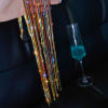 Imagen de Zamak Pinzas de pelo Multicolor Rhinestone 1 Juego