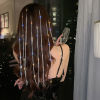 Imagen de Zamak Pinzas de pelo Multicolor Rhinestone 1 Juego