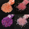 Imagen de Cristal Artesanía de Resina Relleno Material Multicolor Rhinestone 5.2cm x 3cm, 1 Botella