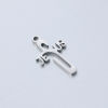 Picture of Stainless Steel Religious Charms Cross Silver Tone 1 Piece