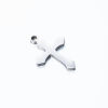 Picture of Stainless Steel Religious Charms Cross Silver Tone 1 Piece