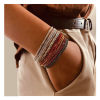 Picture of Rhinestone Simple Bracelets Multicolor Elastic