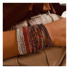 Picture of Rhinestone Simple Bracelets Multicolor Elastic