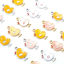 Picture of Zinc Based Alloy Charms Chicken Multicolor Enamel