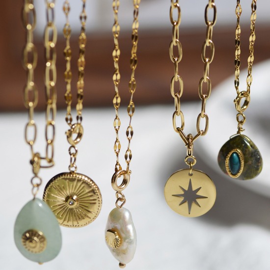 Immagine di 304 Acciaio Inossidabile Religione Charms Geometrica Oro riempito 1 Pz