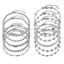Image de Chaînes de Cheville en 304 Acier Inoxydable Argent Mat 1 Pièce