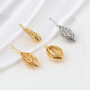 Immagine di Ottone Charms Vero Oro Placcato Filigrana 2 Pz