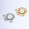 Picture of 304 Stainless Steel Galaxy Charms Round Multicolor Sun