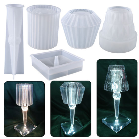 Изображение Silicone Resin Mold For Craft Making Table Lamp