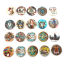 Picture of PU Leather Boho Chic Bohemia Pendants Round Disc Multicolor