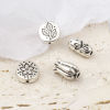 Picture of Zinc Based Alloy Spacer Beads Butterfly Animal Antique Silver Color Flower