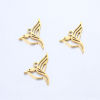 Image de Breloques en 304 Acier Inoxydable Oiseau-Mouche Multicolore 2 Pcs